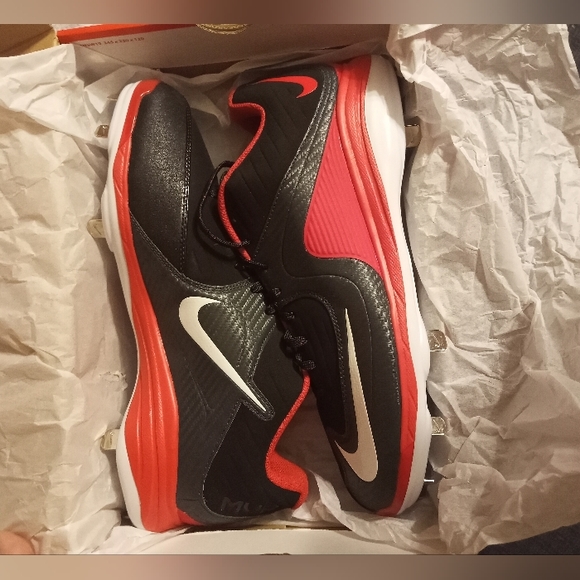 Mens Nike Air MVP Pro Baseball Metal 2 Cleats Sz 13.5 NWOT - Picture 11 of 12